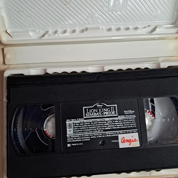 Disney's The Lion King 2 Simbas Pride- classic VHS tape! Tested, works, euc - Picture 3 of 3